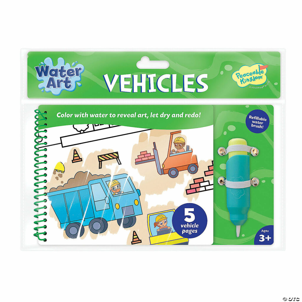 Water Art Book Vehicles Ruckus & Glee