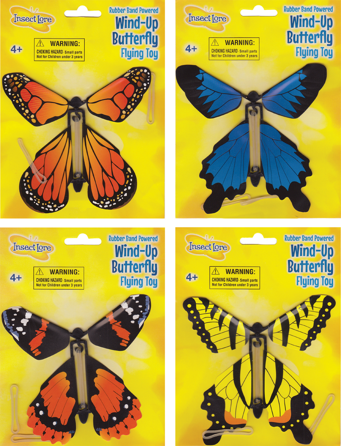 Wind-Up Butterfly 4 different styles – Ruckus & Glee