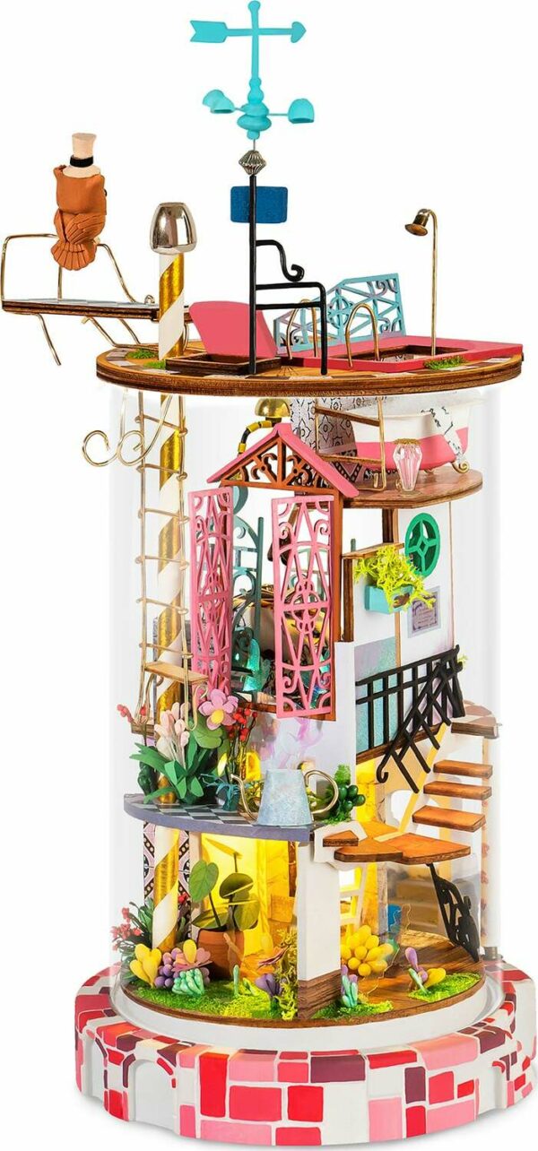 DIY Dollhouse Miniature House Kit - Bloomy House