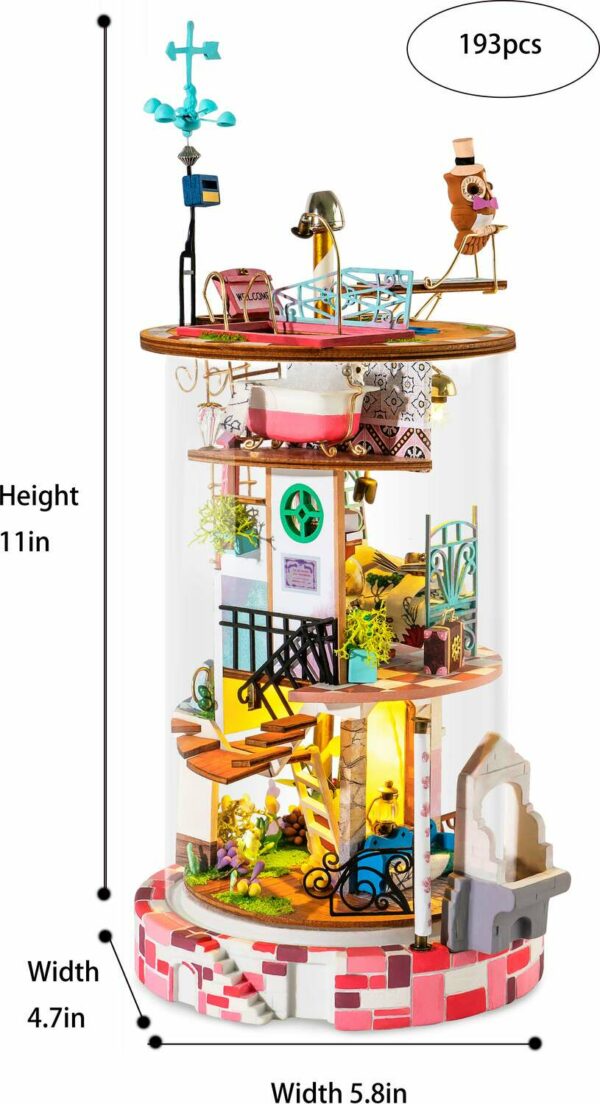 DIY Dollhouse Miniature House Kit - Bloomy House