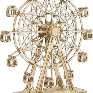 3D Modern Wooden Puzzle Muxic Box - Ferris Wheel
