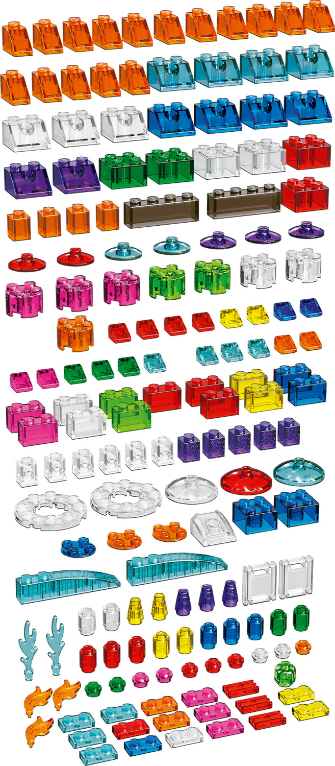 LEGO Classic: Creative Transparent Bricks – Ruckus & Glee