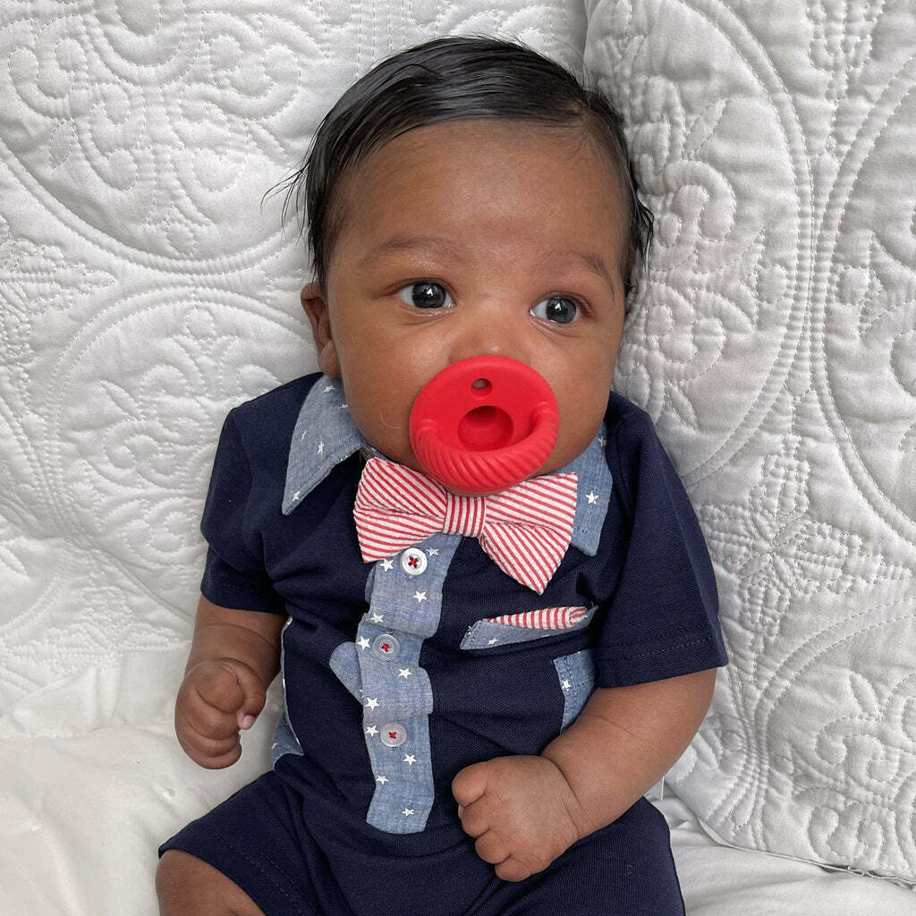 Sweetie Soother – 2-Pack Silicone Pacifiers (Hero Red and Hero Blue ...