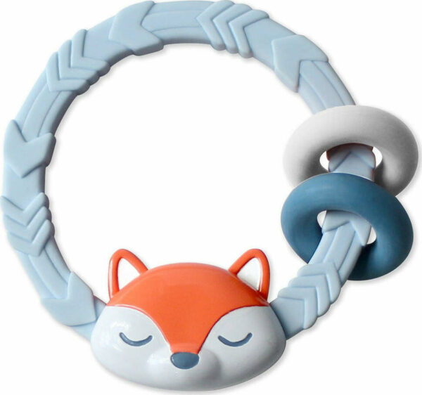 Ritzy Rattle - Silicone Teether w/ Rattle (Fox)
