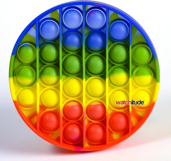 Rainbow Disc - POP'd by Watchitude - Bubble Popping Toy