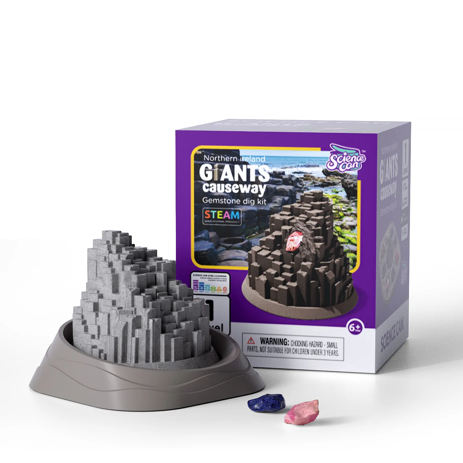 Northern Ireland Giants Causeway Gemstone Dig Kit