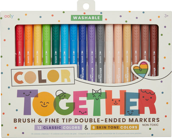 Color Together Brush & Fine Tip Double Ended Markers