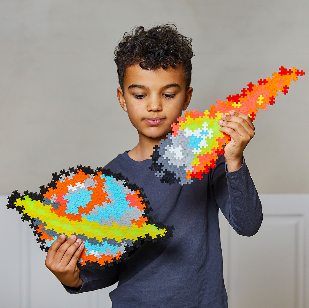 Plus Plus Puzzle By Number Space - 500 pc.