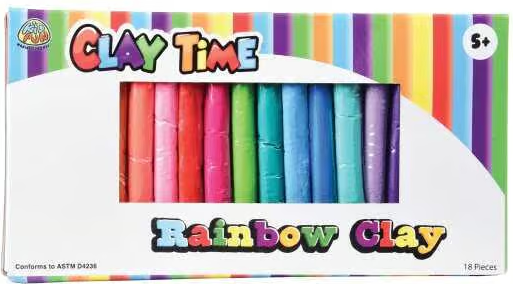Clay Time Rainbow Clay