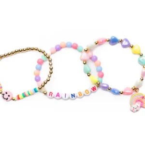 Rainbow Smiles Bracelet 3pc Set