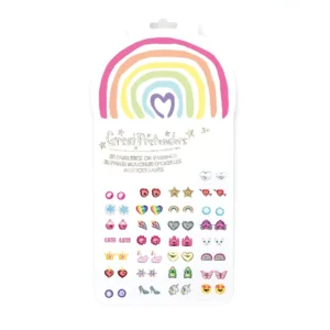 Sticker Earrings Rainbow Love