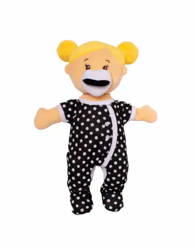 Wee Baby Stella Peach with Blonde Buns