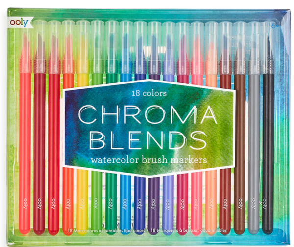 Chromas Blends Watercolor Brush Markers