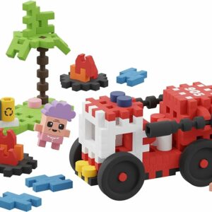 Mini Waffle City Fire Truck 80 pieces