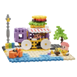 Mini Waffle City Food Truck - 148 pieces