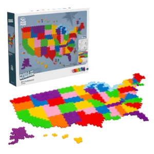 Plus-Plus Puzzle by Number Map of the United States