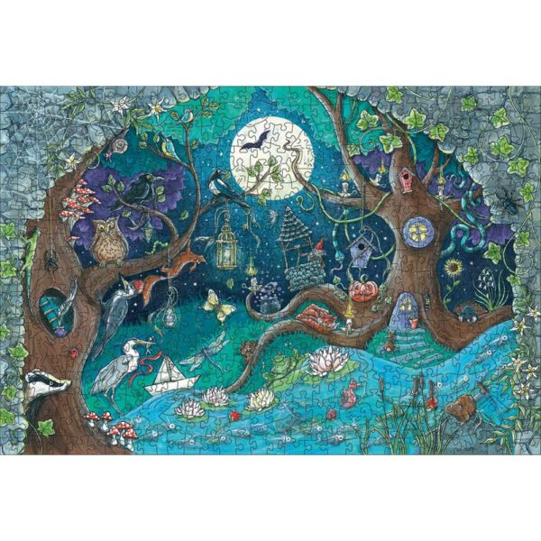 Fantasy Forest 500 Piece Wooden Puzzle