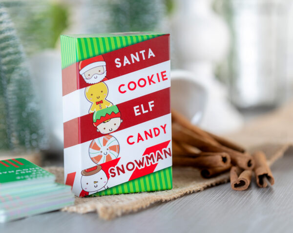 Santa Cookie Elf Candy Snowman Card Game