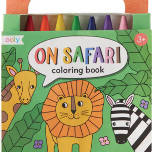 Carry Along Crayon & Coloring Book Kit - On Safari