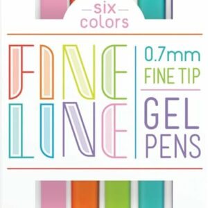 Fine Line Colored Gel Pens