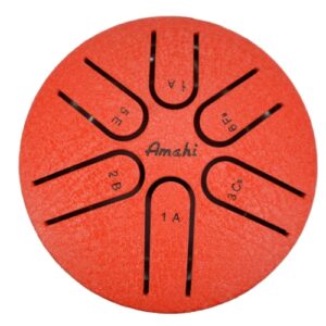 Amahi 3_ Steel Tongue Drum Red