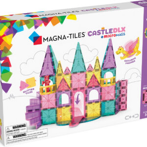 Magna-Tiles Castle DLX + MicroMAGS 48 Piece Set