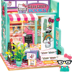 Hello Kitty Bookstore DIY Miniature House Kit