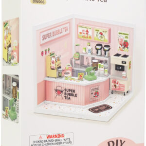 Super Creator Double Joy Bubble Tea DIY Miniature House Kit