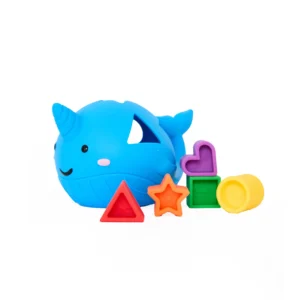 Narwhal shape sorter - bright