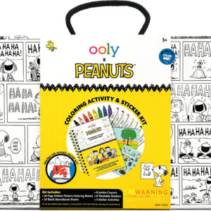 OOLY x PEANUTS Coloring Activity & Sticker Kit