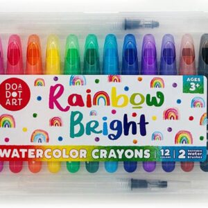 Rainbow Bright Watercolor Crayons - 12 colors