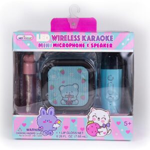 LED Wireless Karaoke Mini Microphone & Speaker