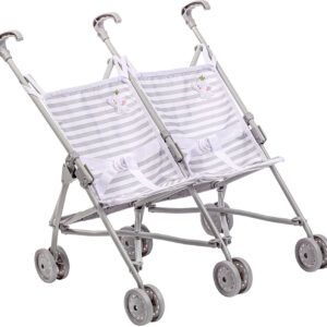 Berenguer Boutique Twin Doll Stroller