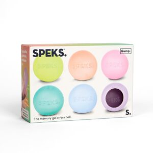 SPEKS Gump Mini Memory Gel Stress Balls 6-pack