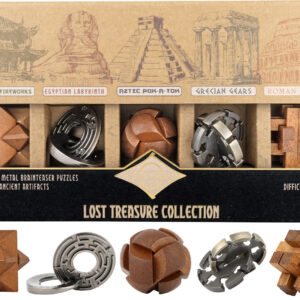 True Genius Lost Treasure Collection - Brain Teaser Puzzles