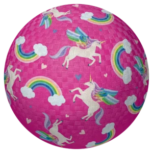 7" Playground Ball Unicorn Rainbow