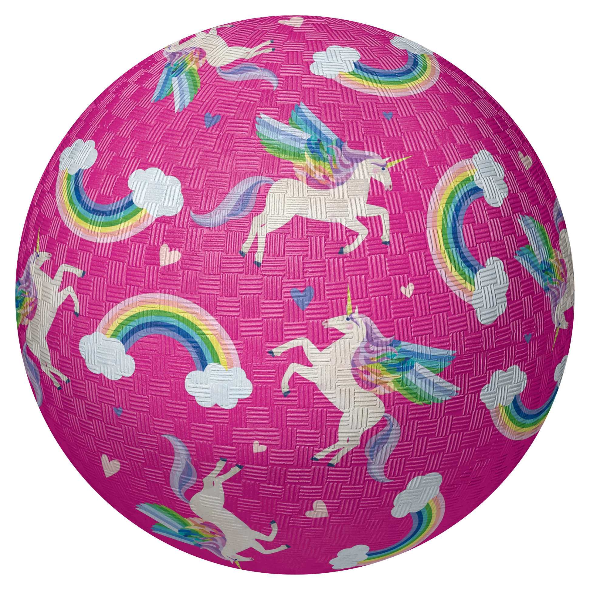7" Playground Ball Unicorn Rainbow