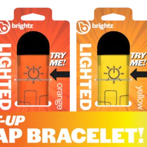 LED Lighted Slap Bracelets 4 colors from Brightz