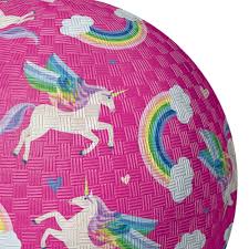 5" Playground Ball Unicorn Rainbow - Image 2