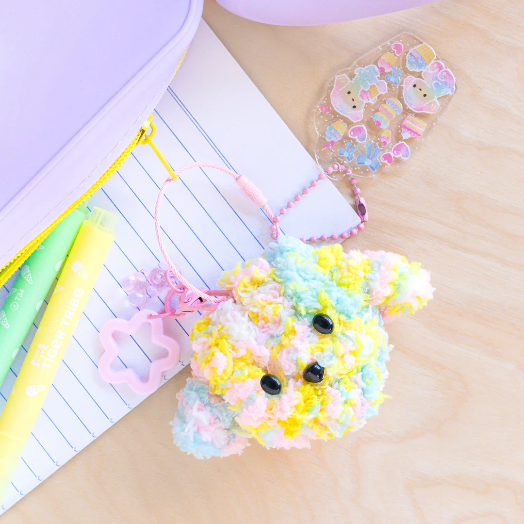 Bag Charm Kit - Fluffy Dog - Image 4