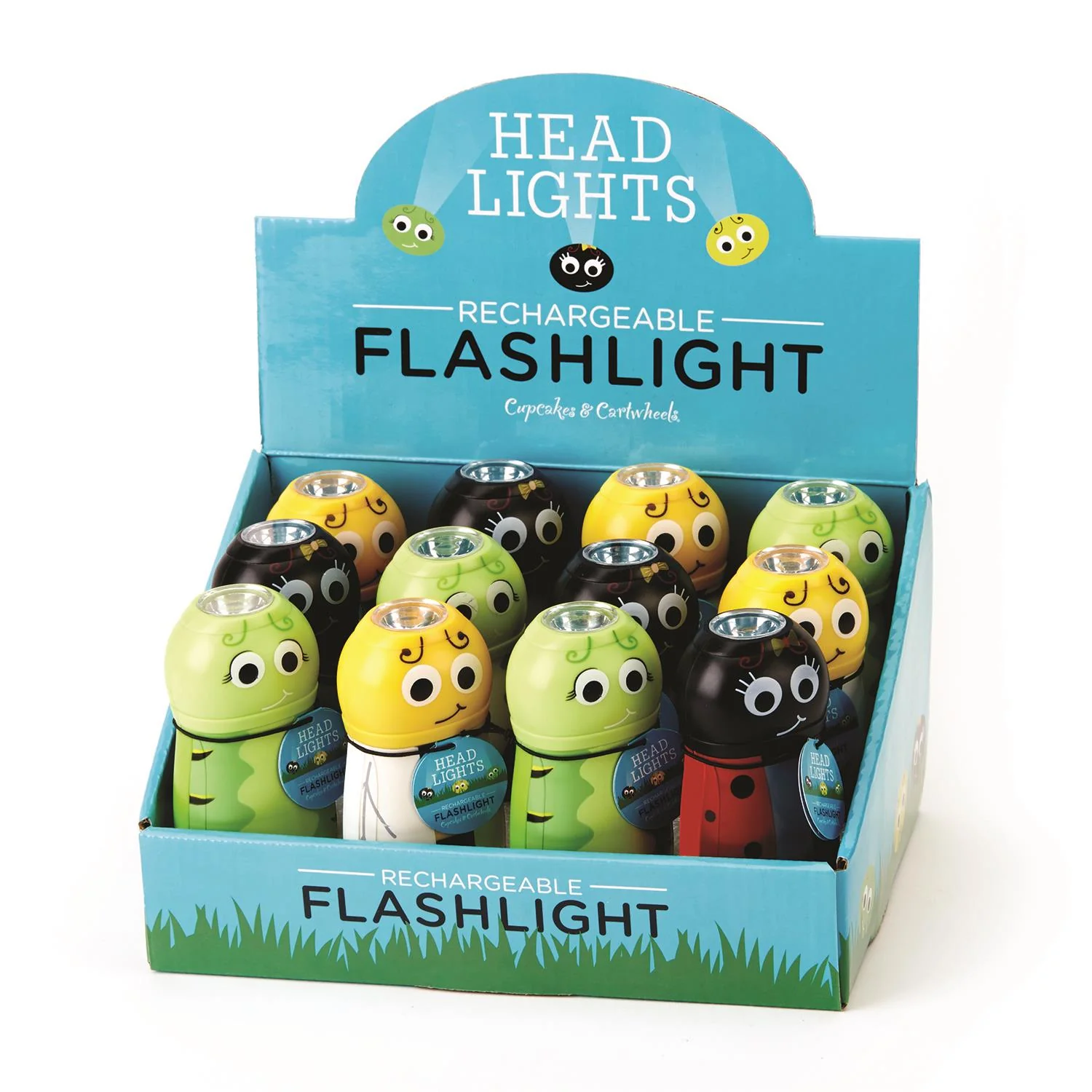Bug Flashlight Cupcakes and Cartwheels Rechargeable Flashlight