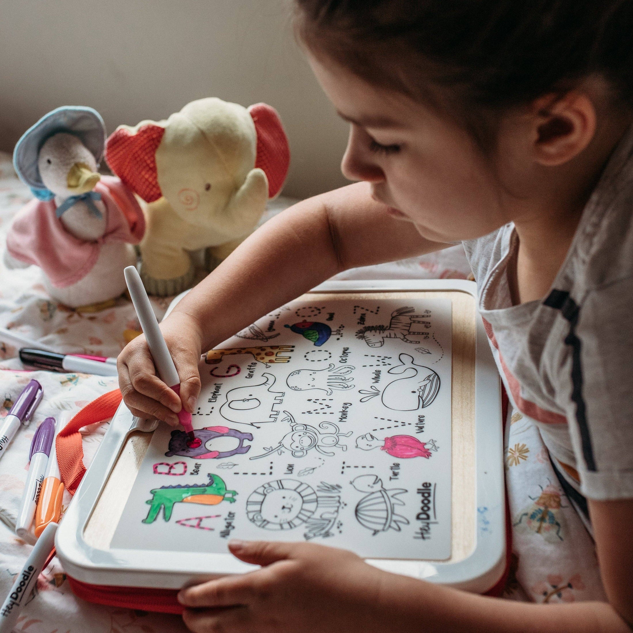 Into The Wild Mini Coloring & Doodle Mat Hey Doodle