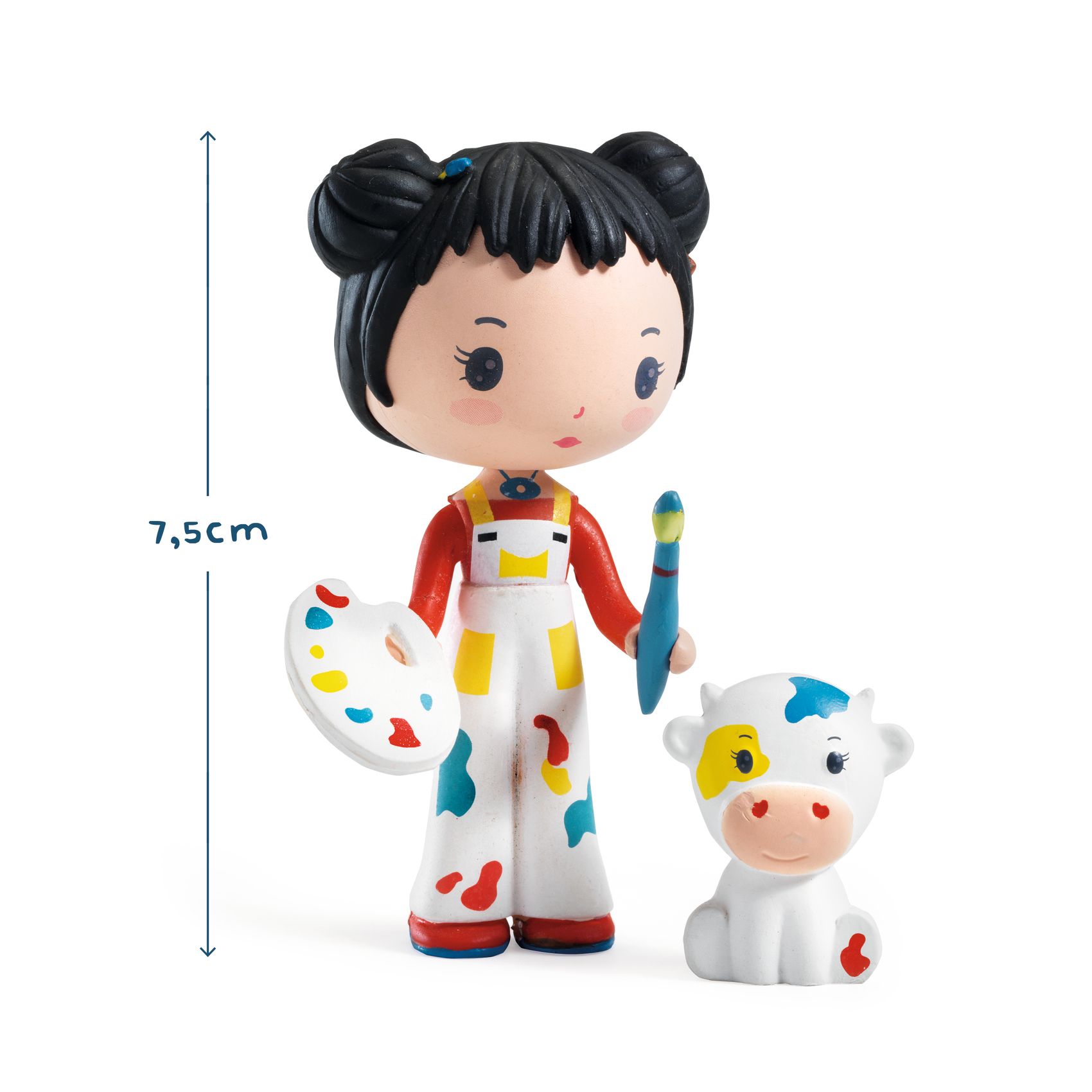 Tinyly Barbouille & Gribs Collectible Doll and Companion Figurine Set with Accessories DJECO