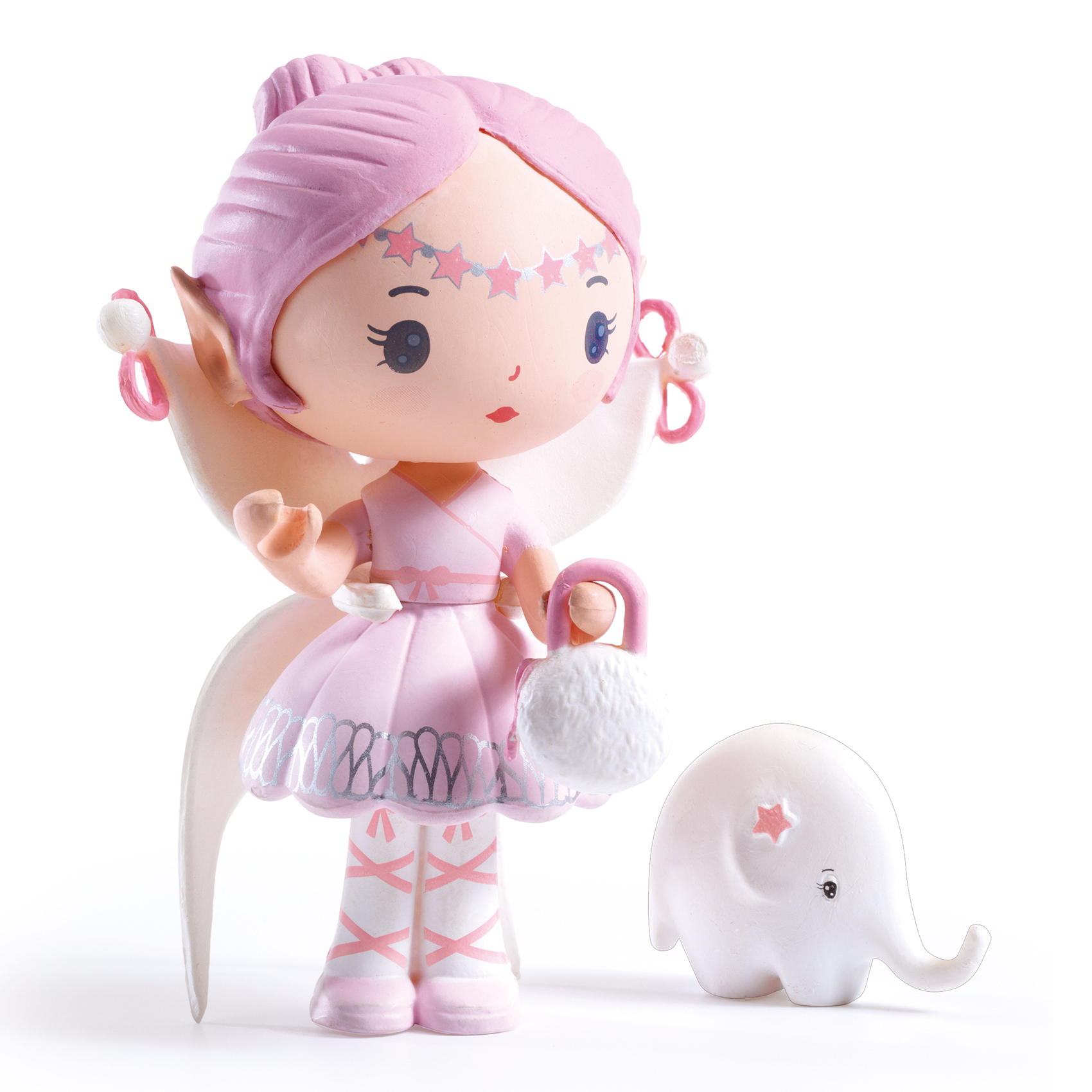 Tinyly Elfe & Bolero Collectible Doll and Companion Figurine Set DJECO