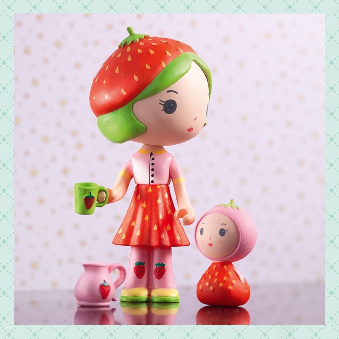 Tinyly Berry & Lila Collectible Doll and Companion Figurine Set with Accessories DJECO