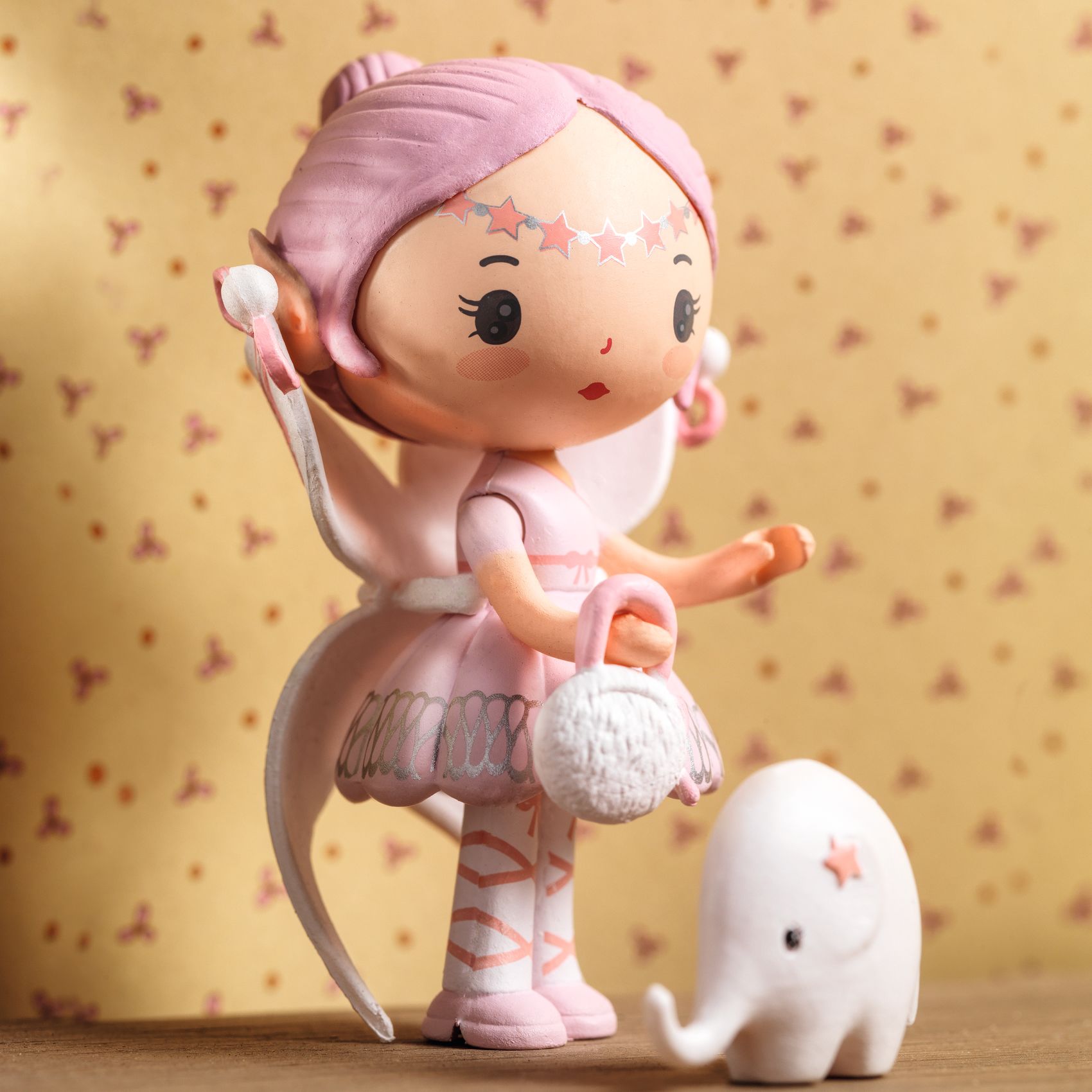 Tinyly Elfe & Bolero Collectible Doll and Companion Figurine Set DJECO