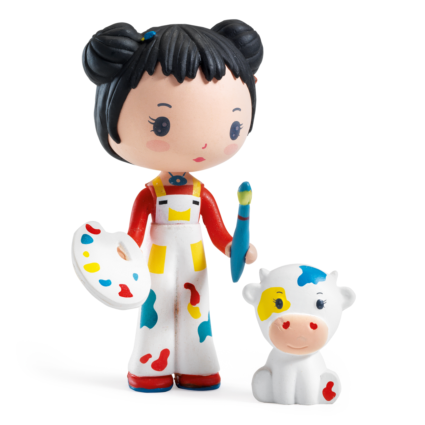 Tinyly Barbouille & Gribs Collectible Doll and Companion Figurine Set with Accessories DJECO