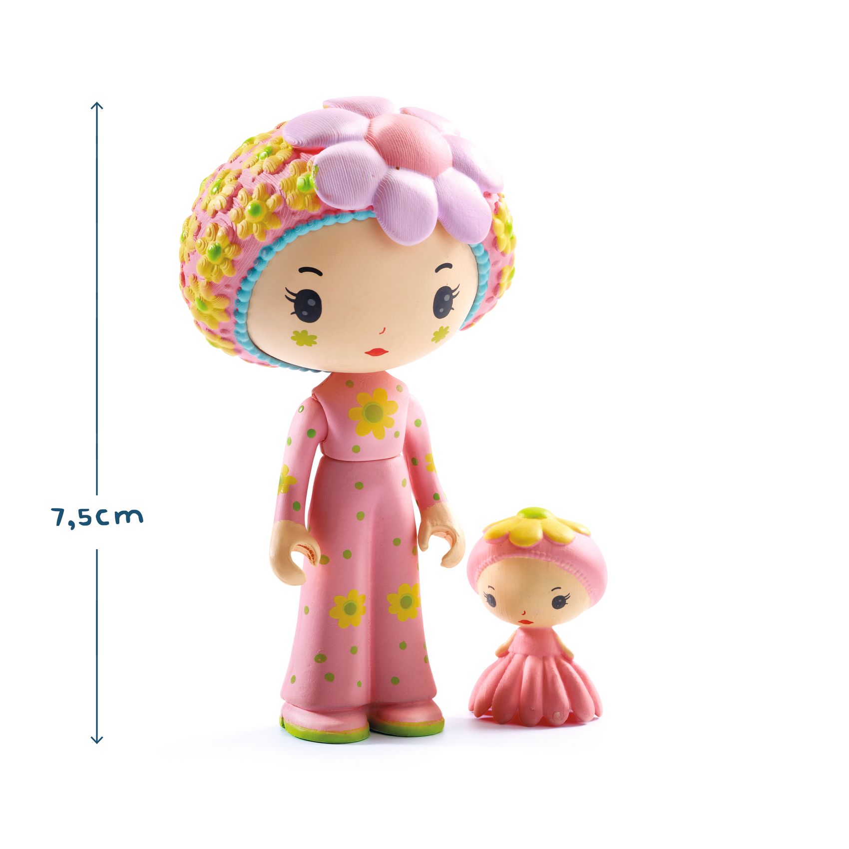Tinyly Rose Tinyroom Collectible Doll and Companion Figurines DJECO