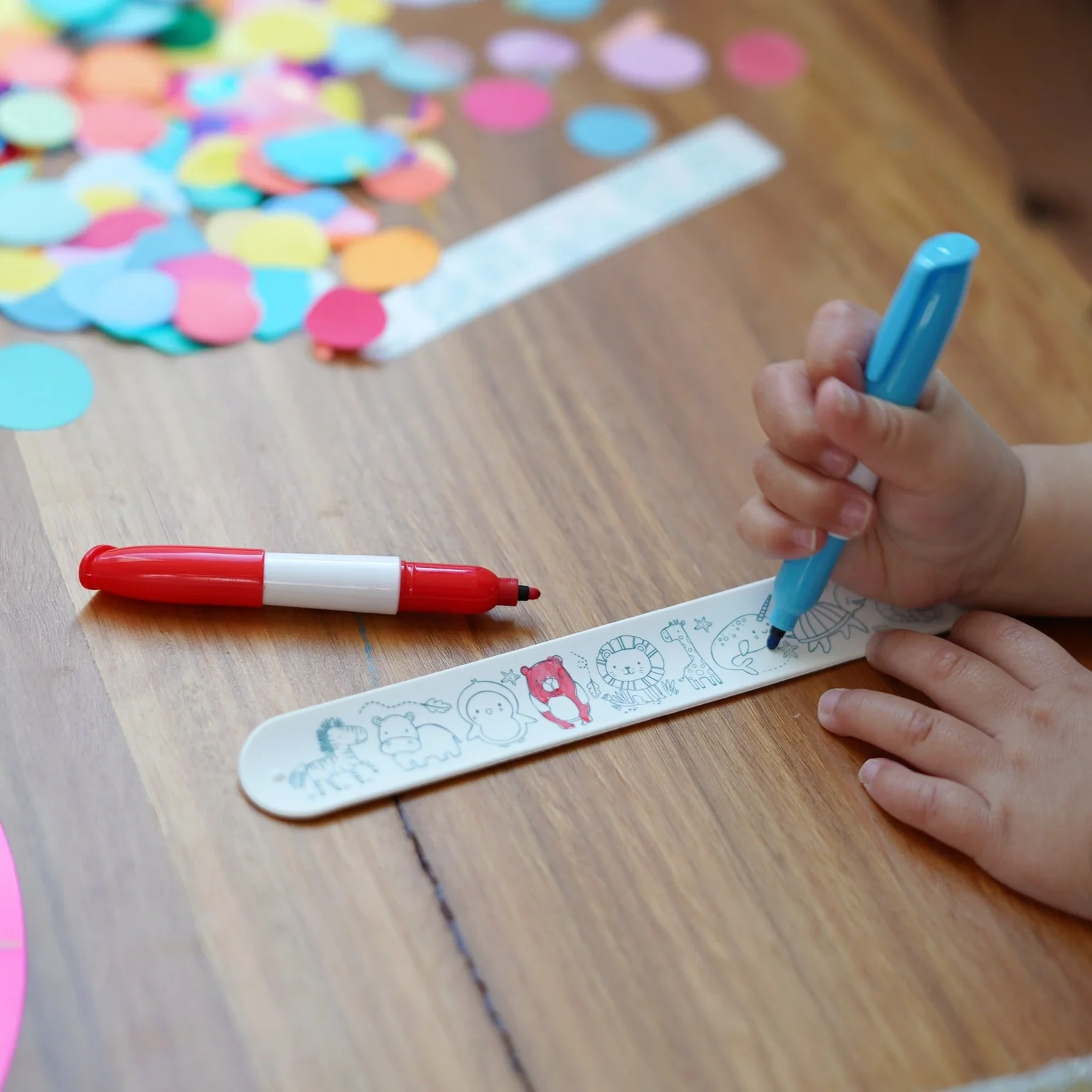 Sugar & Spice Sketchband - Reusable Coloring & Doodle Slap Bracelet Hey Doodle