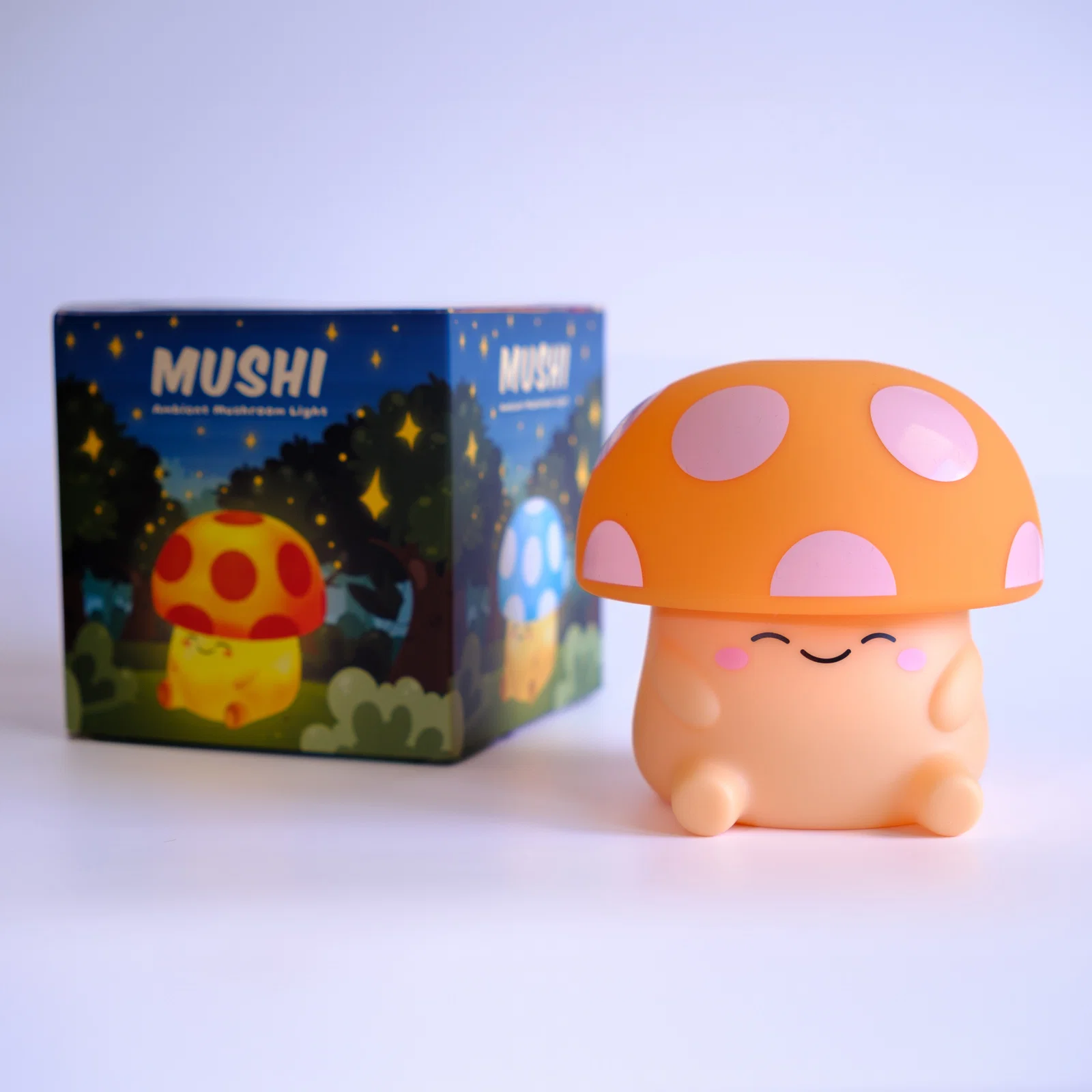 Mushi Mushroom - Blue Squishy Light USB Rechargeable